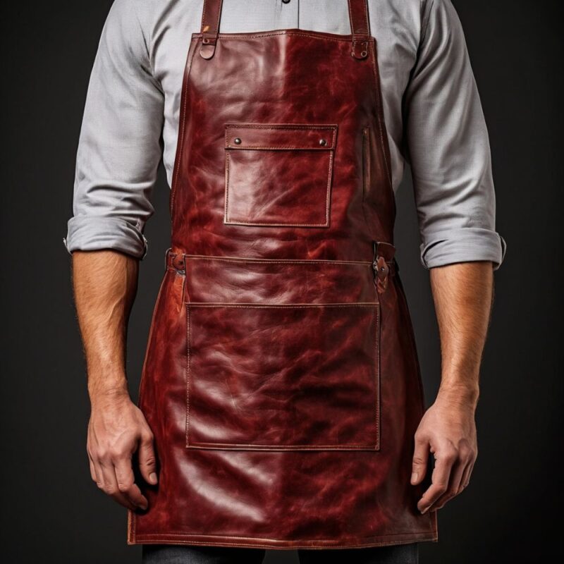 Premium Heavy Duty Butcher Leather Apron