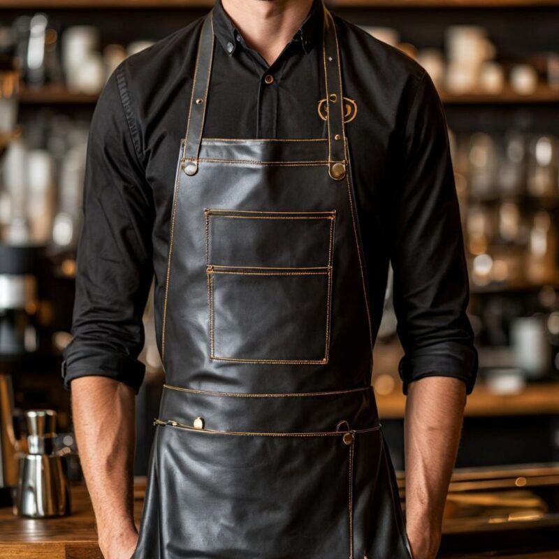 Leather Apron for Professional Baristas